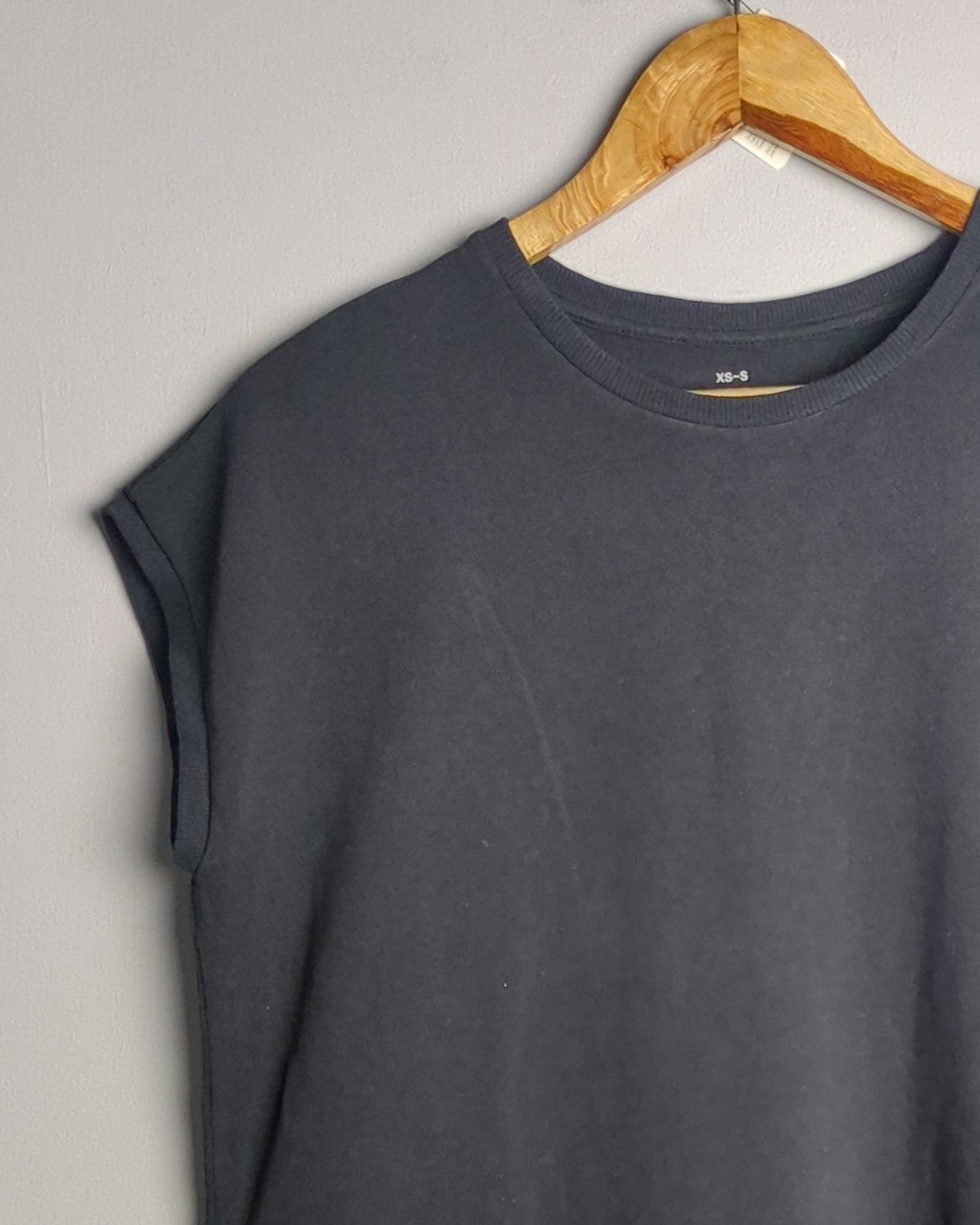 Muji Black T-Shirt Dress