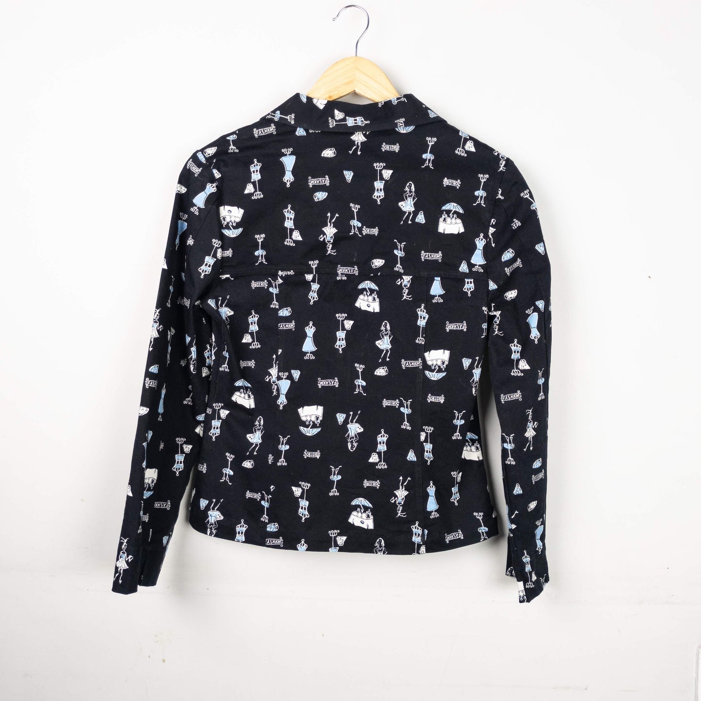 Printed Zip-Up Jacket