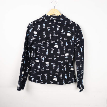 Printed Zip-Up Jacket
