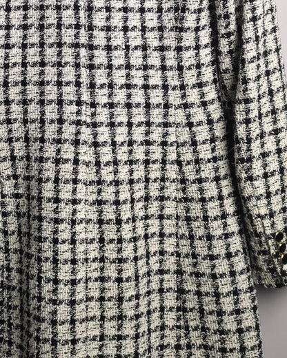 Zara White Tweed Blazer
