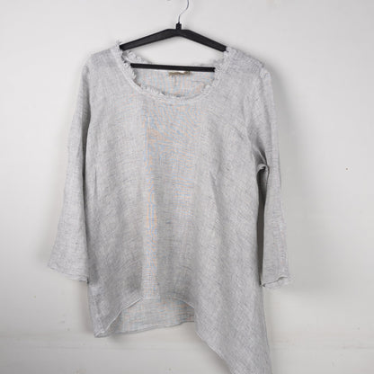 Grey Striped Top
