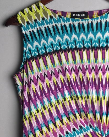 Ococo Blue Sleeveless Dress