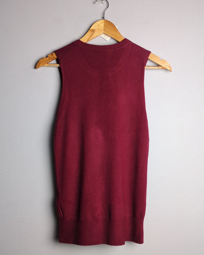 Zara Wine Knit Tank