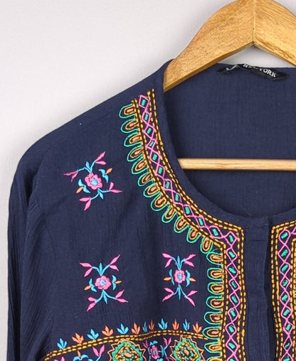 Navy Floral