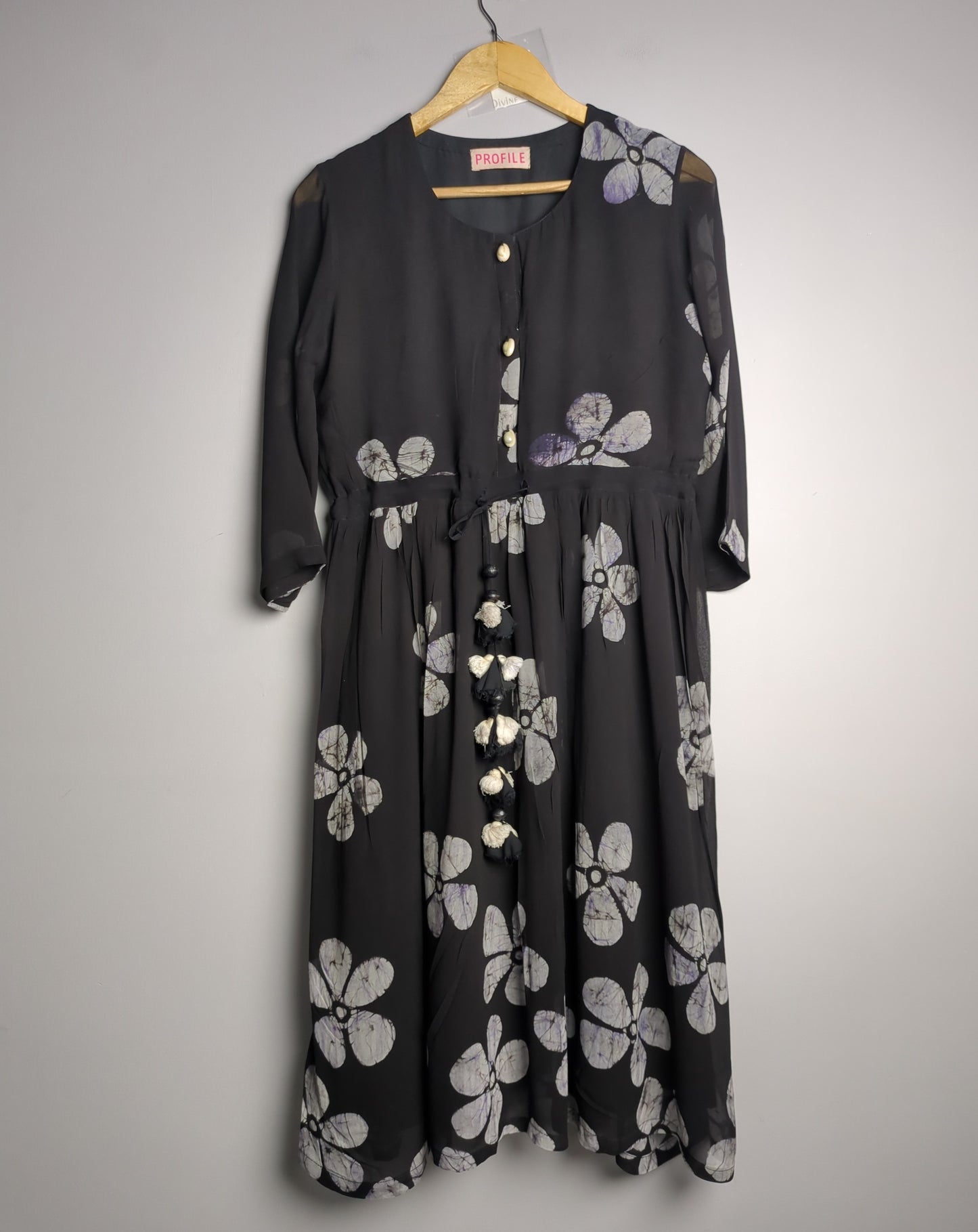 Profile Black Floral Dress
