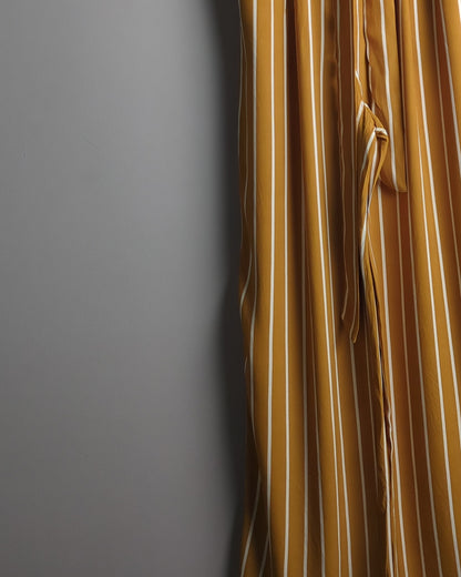 Forever New Brown Striped Jumpsuit