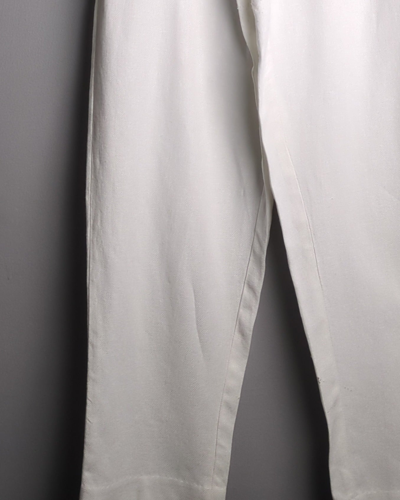 H.M White Casual Trousers