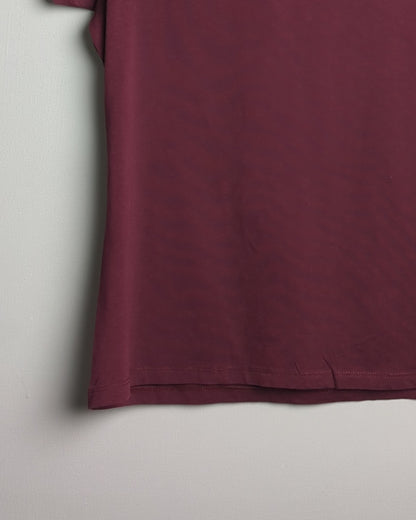 Cottonworld Wine Cotton T-shirt