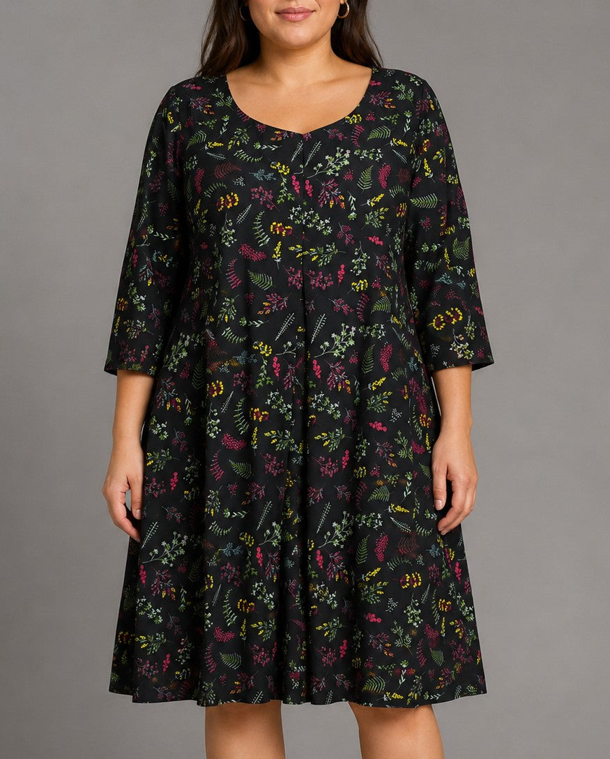 Project Eve Black Floral Dress