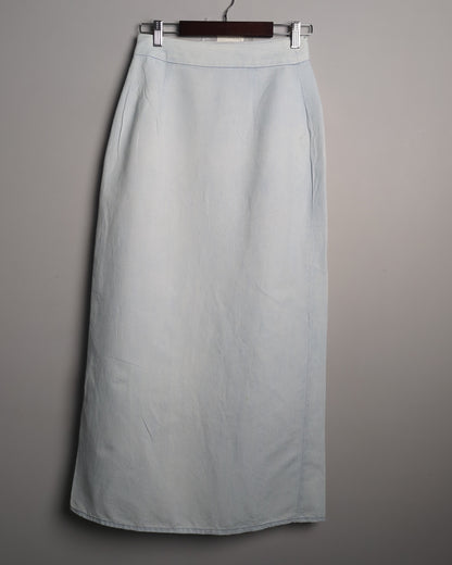 Zara Blue Wrap Skirt
