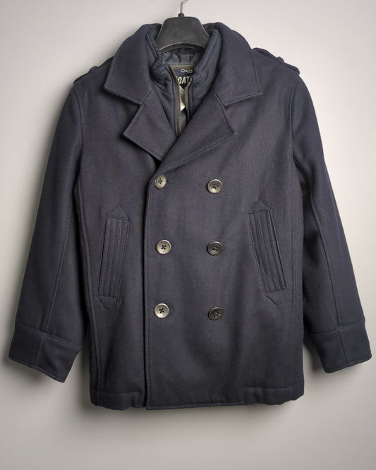 Boat Yard Blue Pea Coat