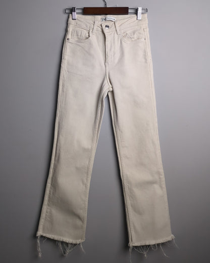 Zara Beige Denim Jeans