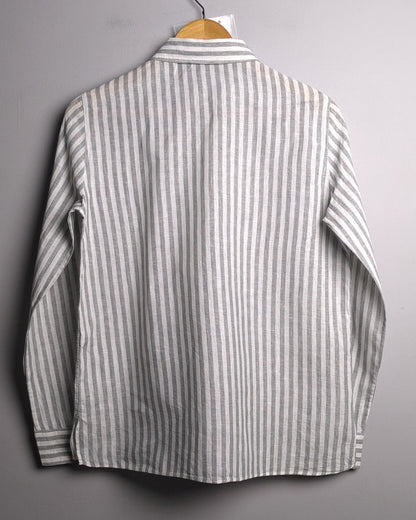 Massimo Dutti Gray Button-Down Shirt