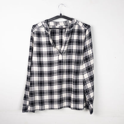 Plaid Long Sleeve Top