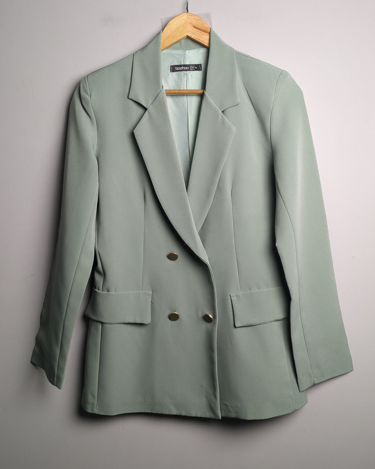 Boohoo Green Blazer Jacket