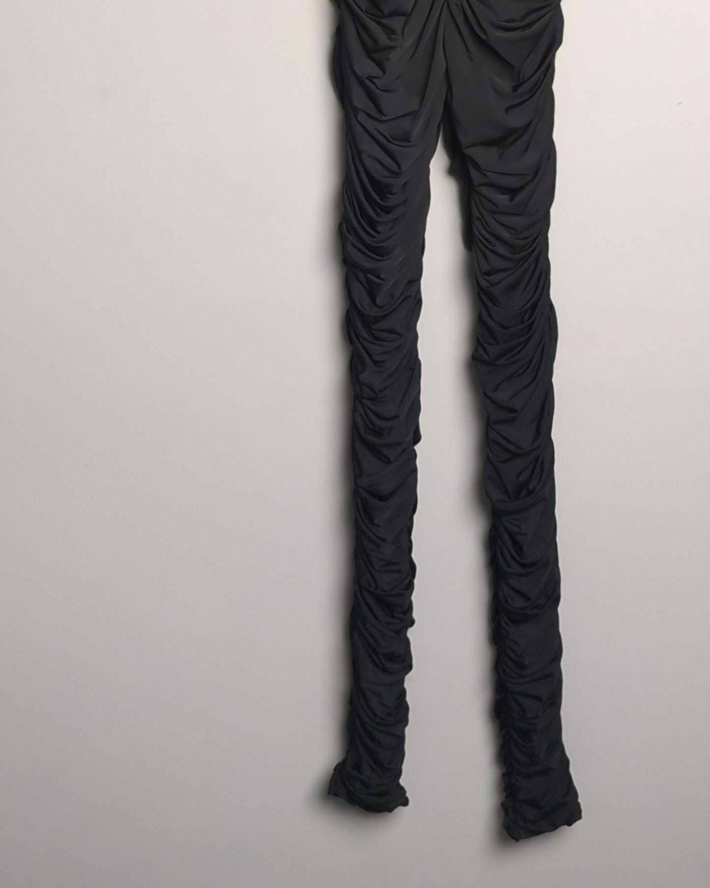 House Of CB Black Ruched Jumpsuit