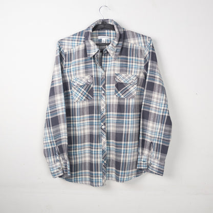 Plaid Button-Down Shirt