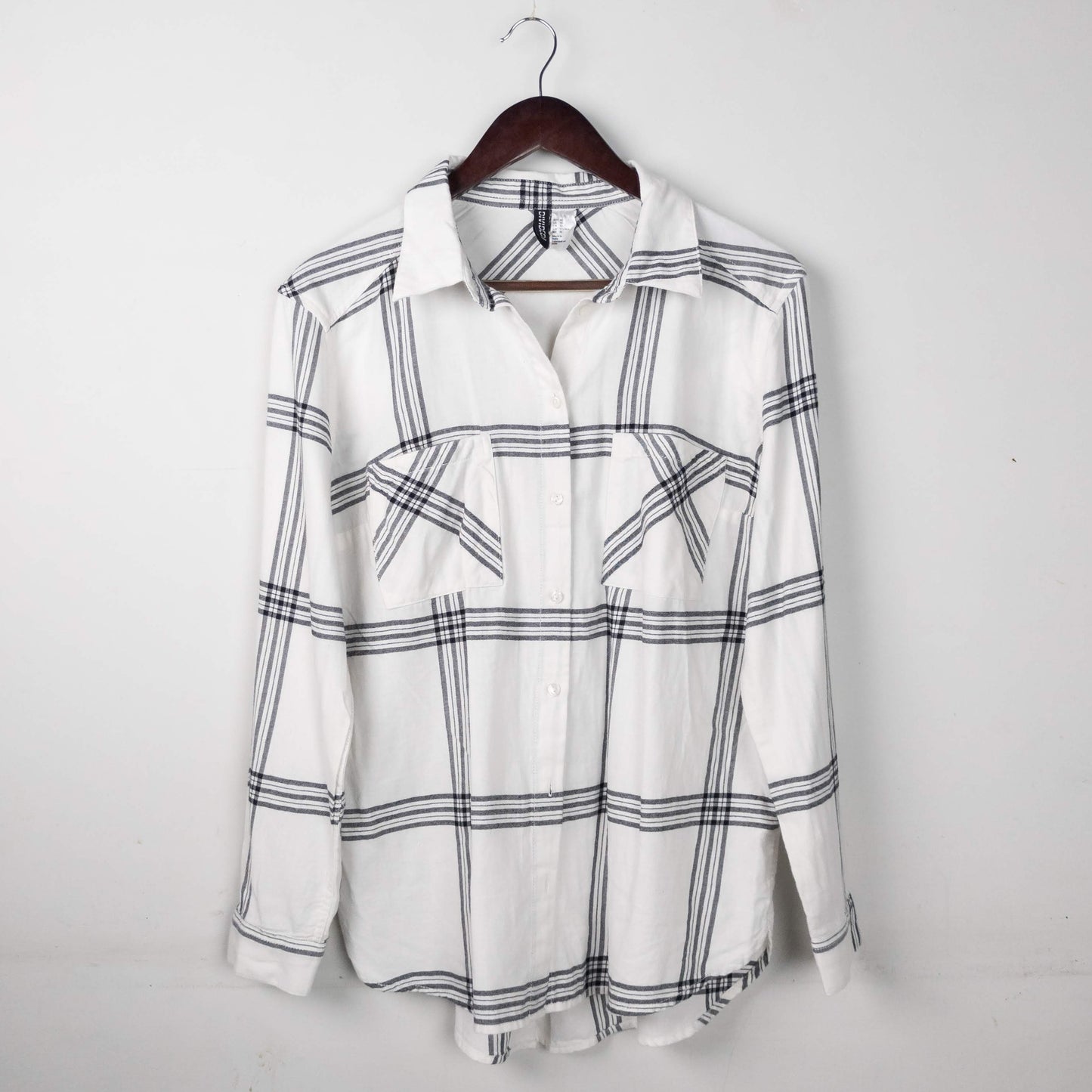 Plaid Button-Up Shirt