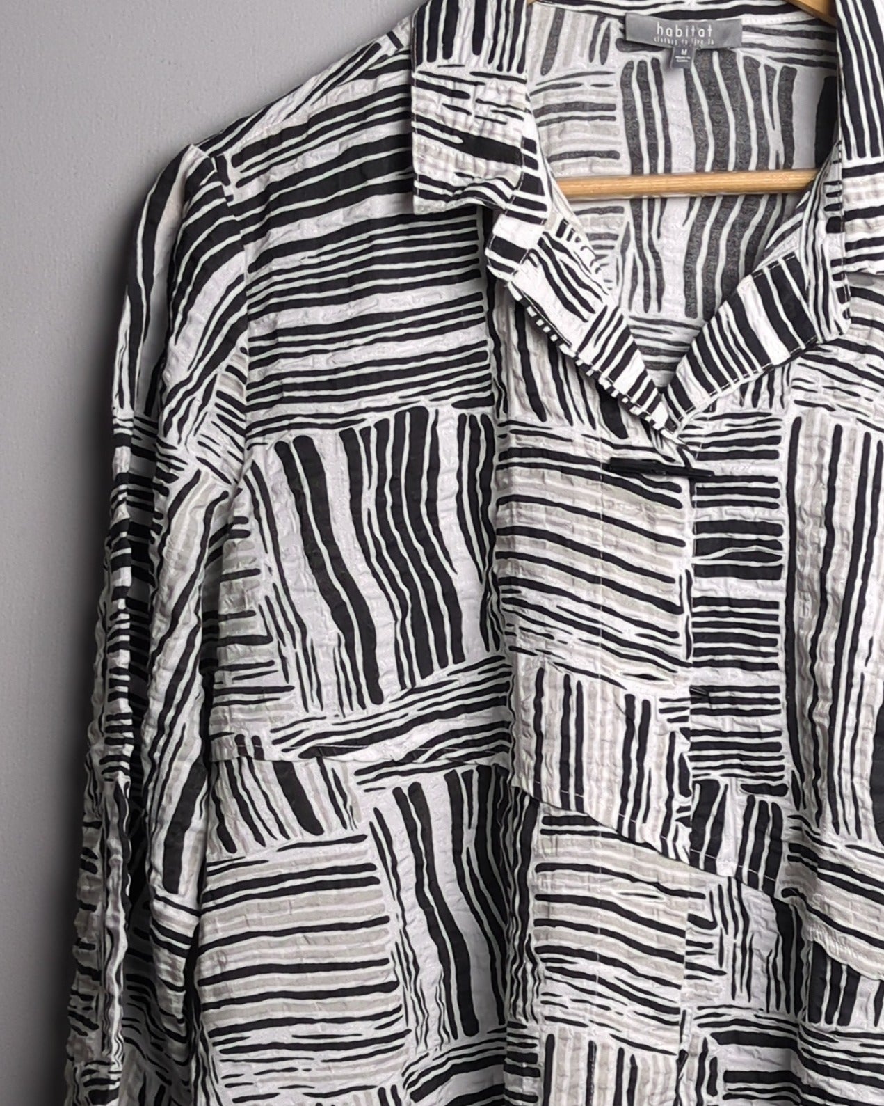 Habitat Black Buttoned Shirt