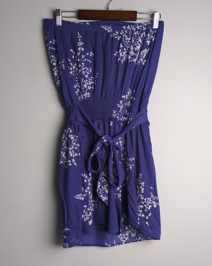 Mango Blue Tube Dress