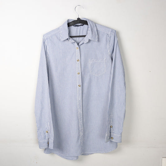 Striped Button-Up Shirt