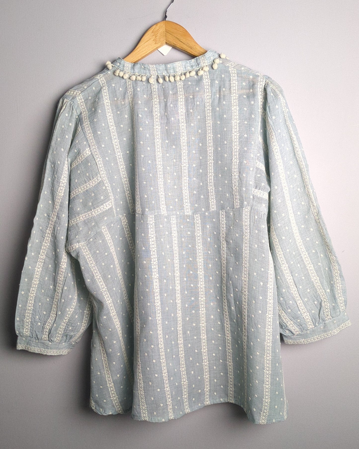 Zara Blue Tunic Blouse