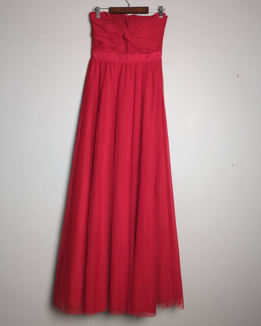 Dibiskle Red Maxi Dress