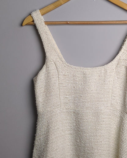 Zara Beige Tweed Dress