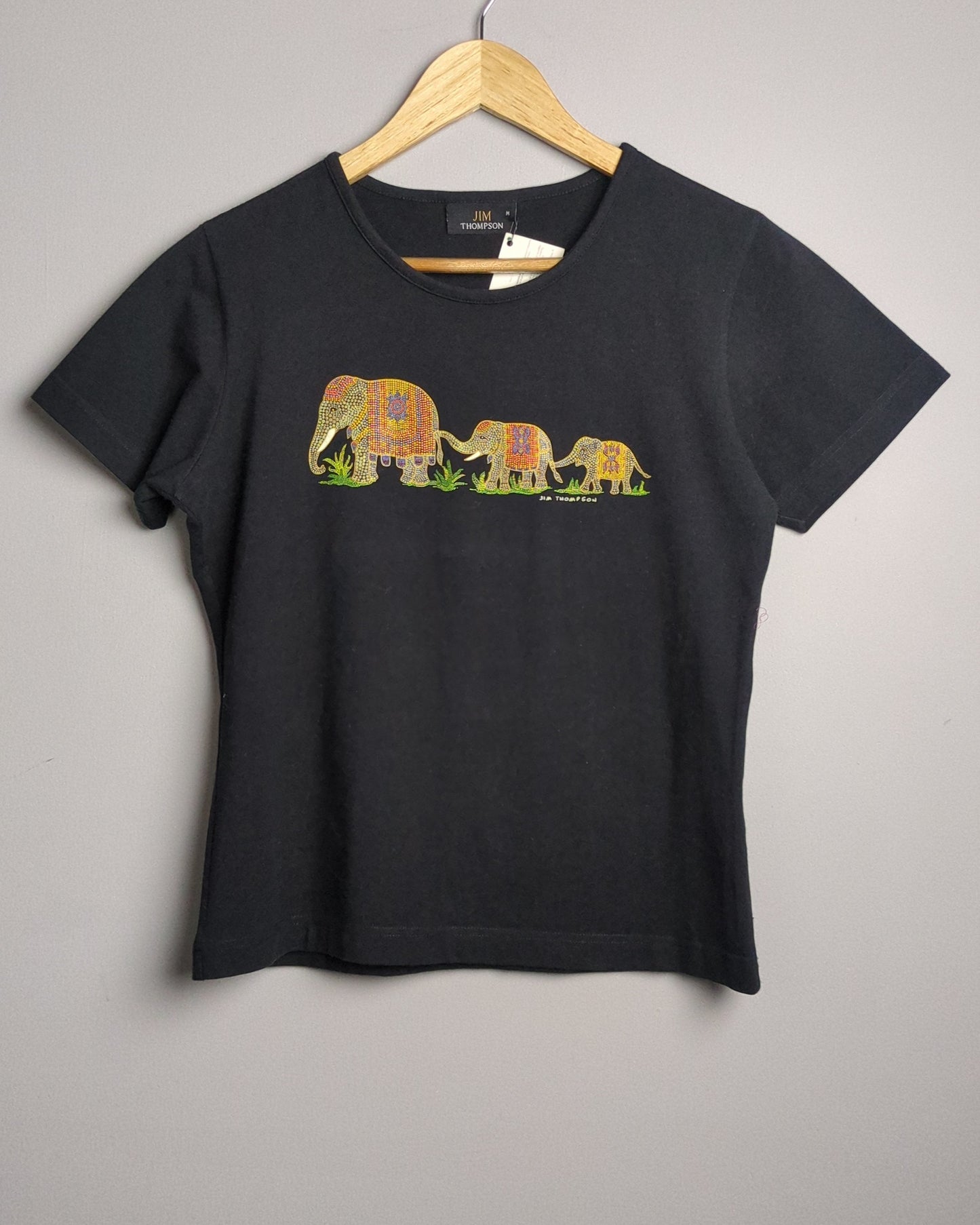 Jim Thompson Black Elephant T-shirt