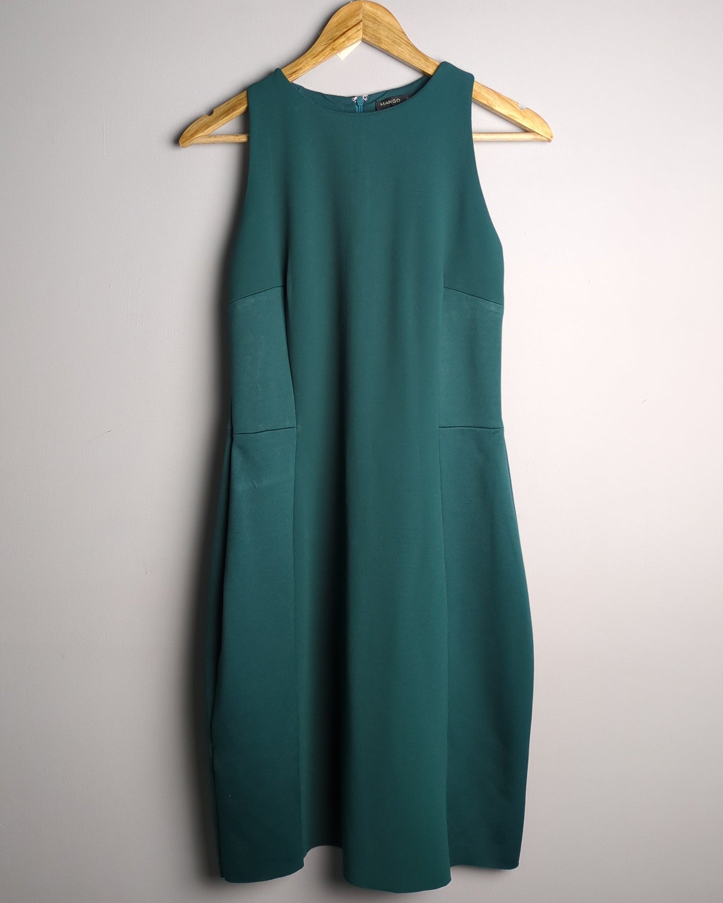 Mango Green Sleeveless Dress