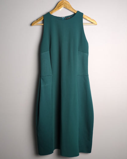Mango Green Sleeveless Dress