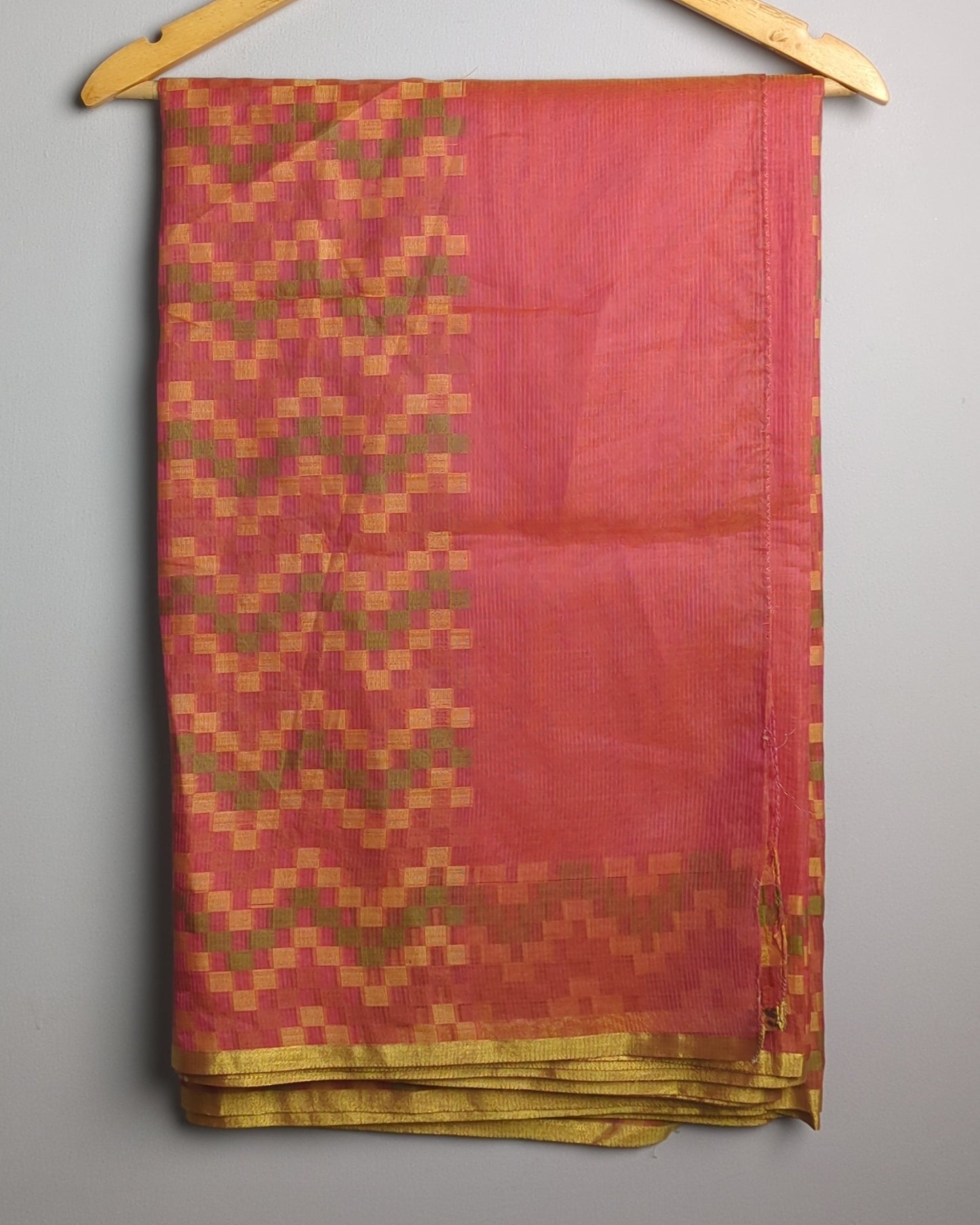 Red Woven Saaree