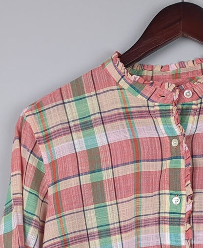 Plaid Peach