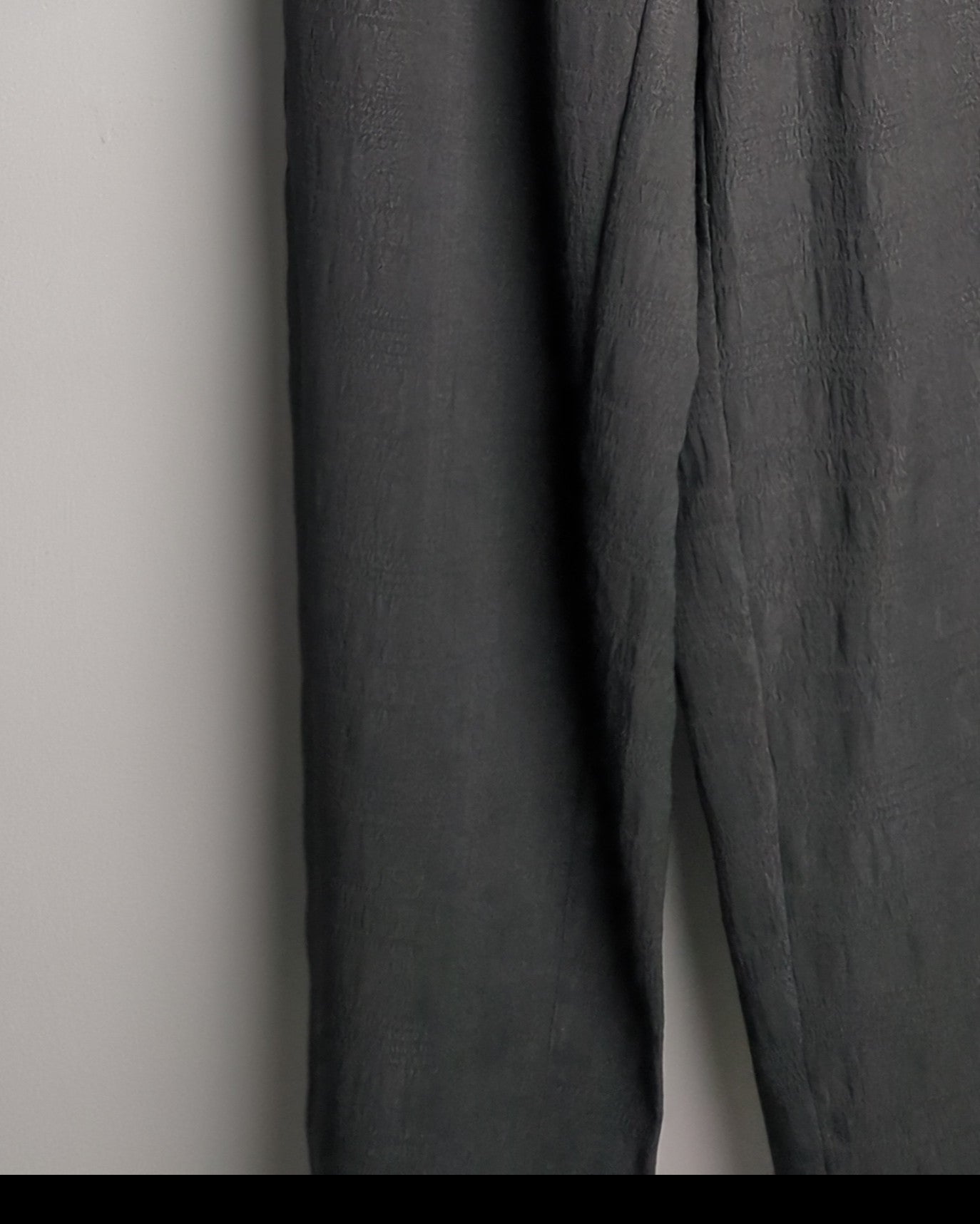 Gray Wide-Leg Trousers