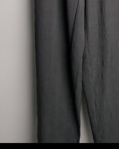 Gray Wide-Leg Trousers