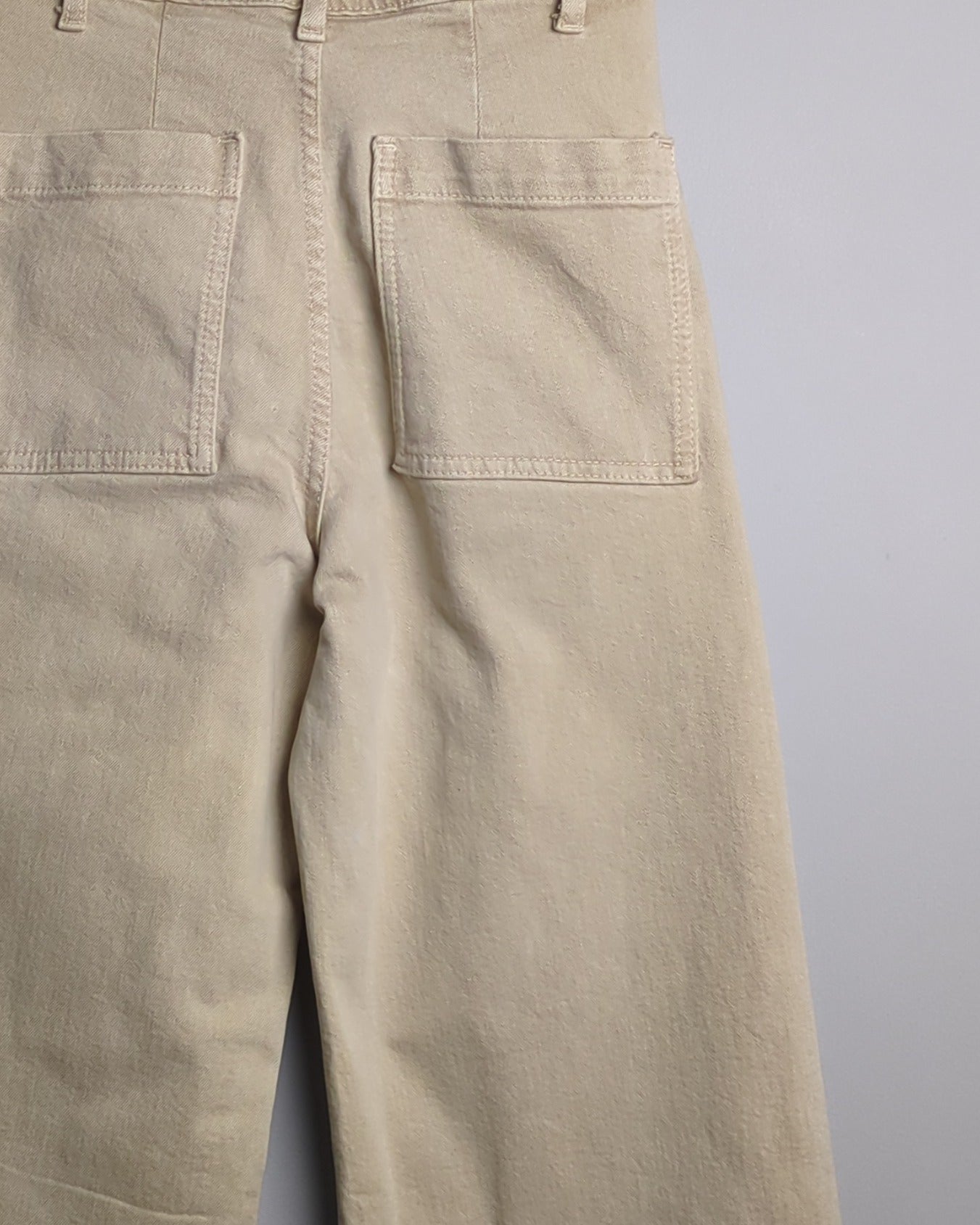 Zara Beige Wide Jeans