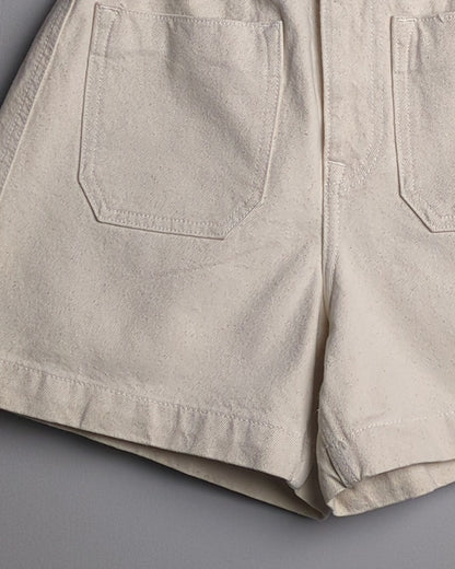 Zara Beige Denim Shorts