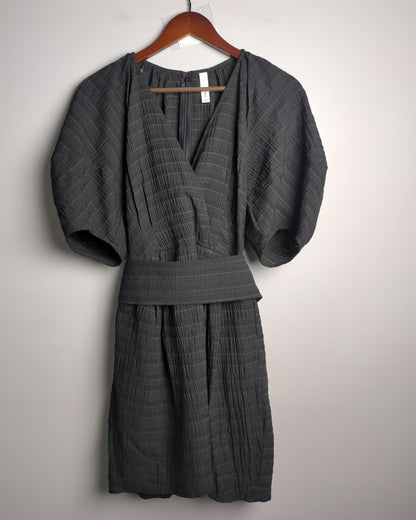 Mng Black Wrap Dress