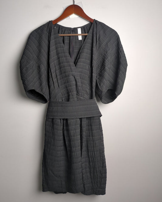 Mango Black Wrap Dress