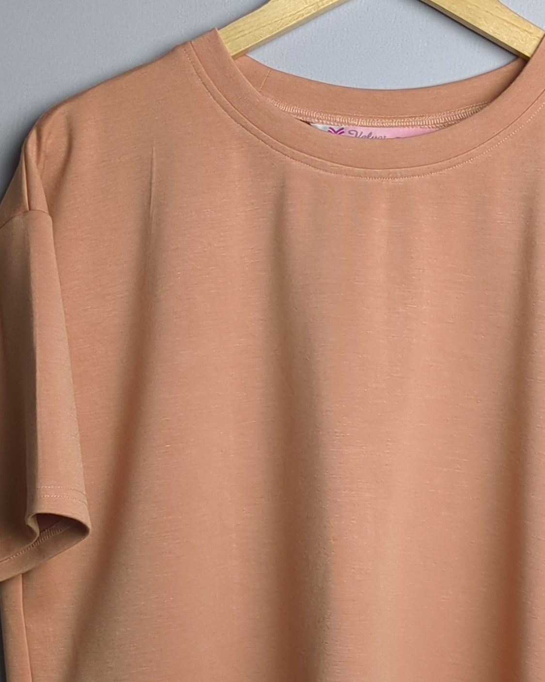 Velvet Premium Beige Crewneck Coord Set