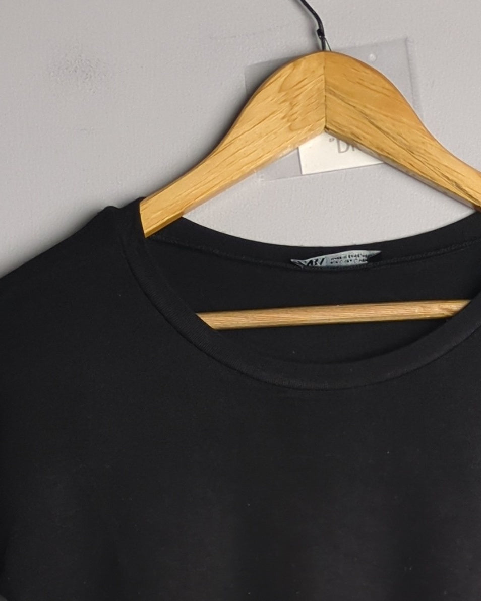 Zara Black Crop Top