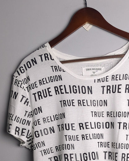 True Religion White Graphic T-Shirt