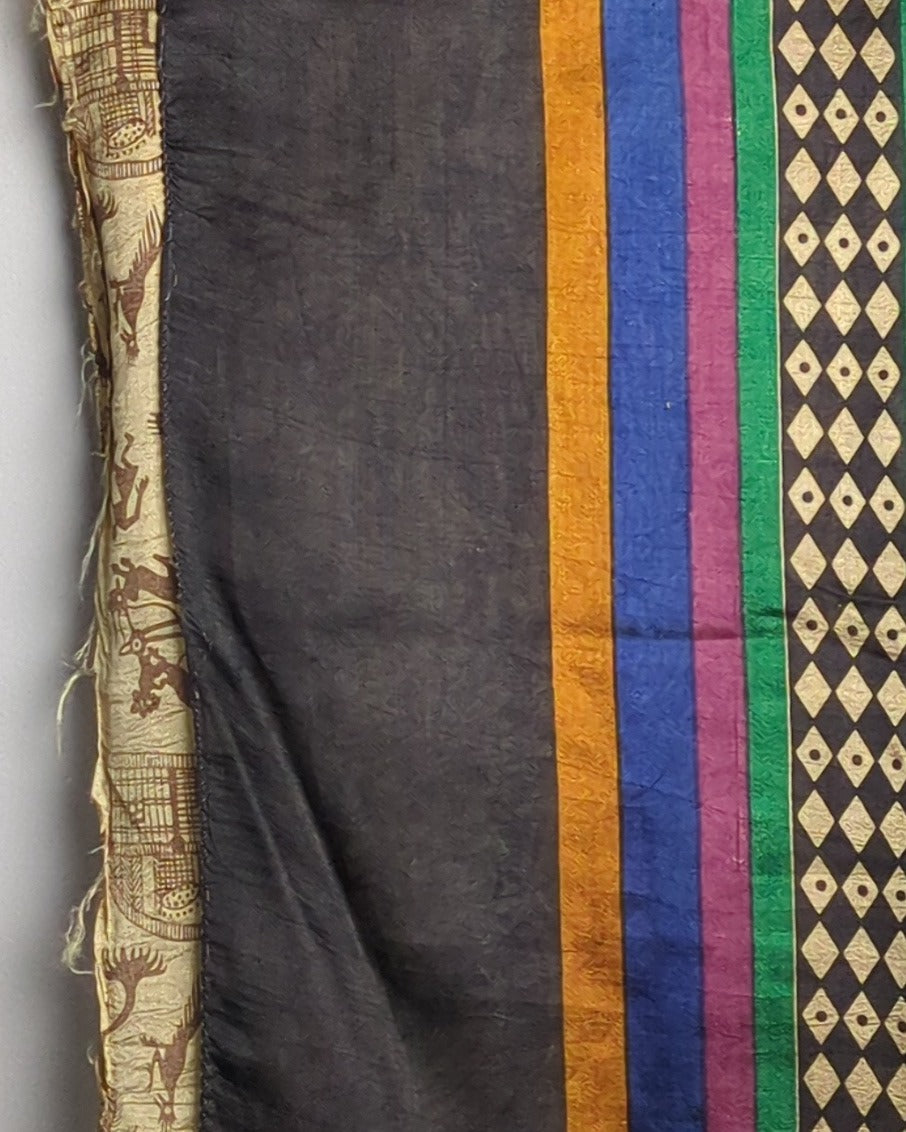 Black Silk Saaree