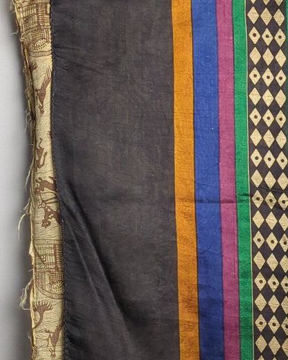 Black Silk Saaree