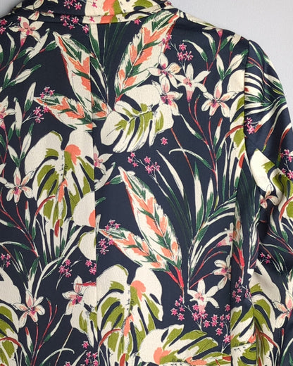 Zara Blue Floral Blazer