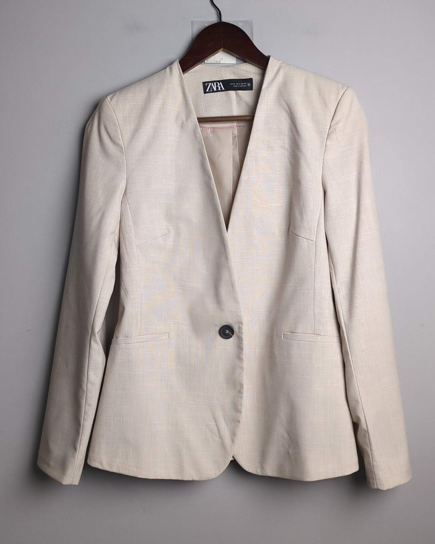 Zara Beige Blazer Jacket