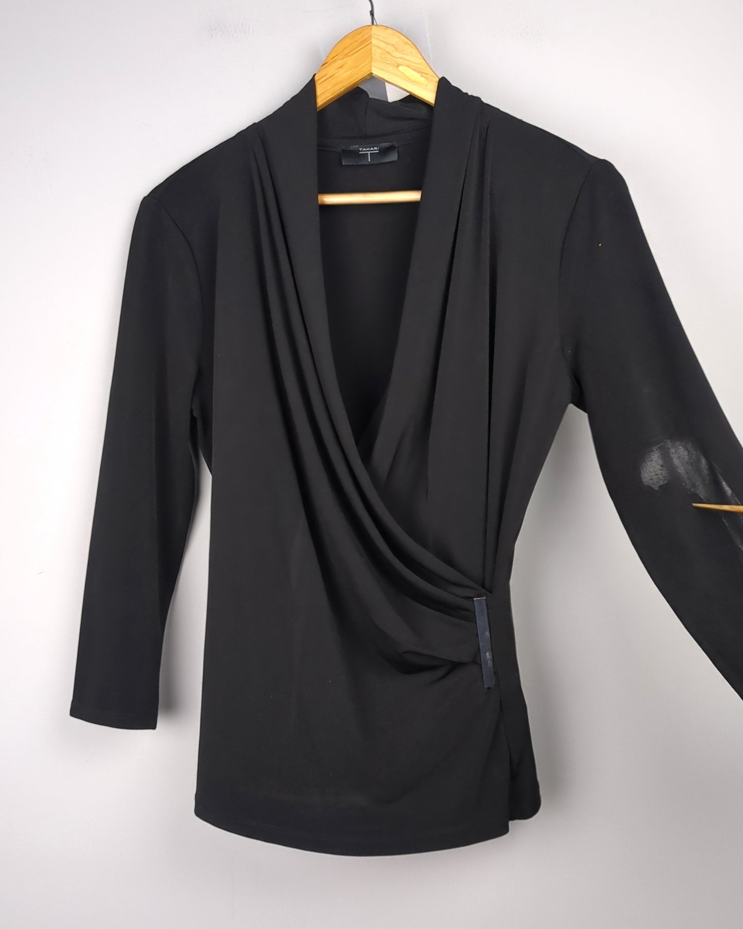 Black Wrap Top