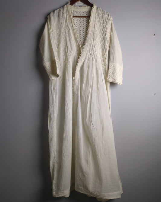 White Long Kaftan Jacket