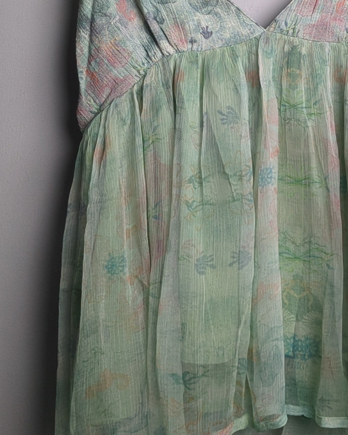Endless Summer Green Floral Camisole