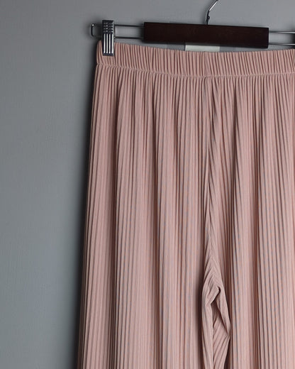 J&K Beige Pleated Trousers